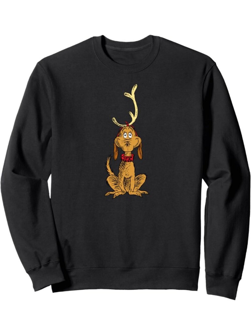Cozy Holiday Sweatshirt with Max Reindeer Design | Festive Winter Apparel